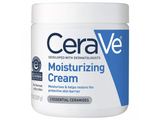 CeraVe Moisturizing Cream | Body and Face Moisturizer for Dry Skin | Body Cream with Hyaluronic Acid an