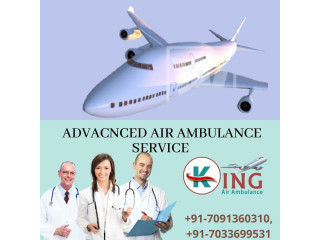 The King Air Ambulance in Visakhapatnam with Obligatory Healthcare Services