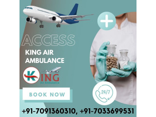King Air Ambulance in Bhopal with Expert Medics for Urgent Shifting