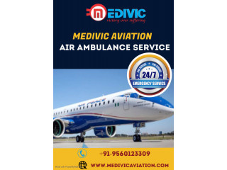 Use the Ultra Matchless Air Ambulance from Siliguri to Delhi by the Medivic